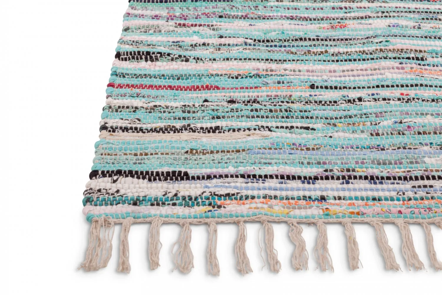 Tapis patchwork - Bombay (bleu)