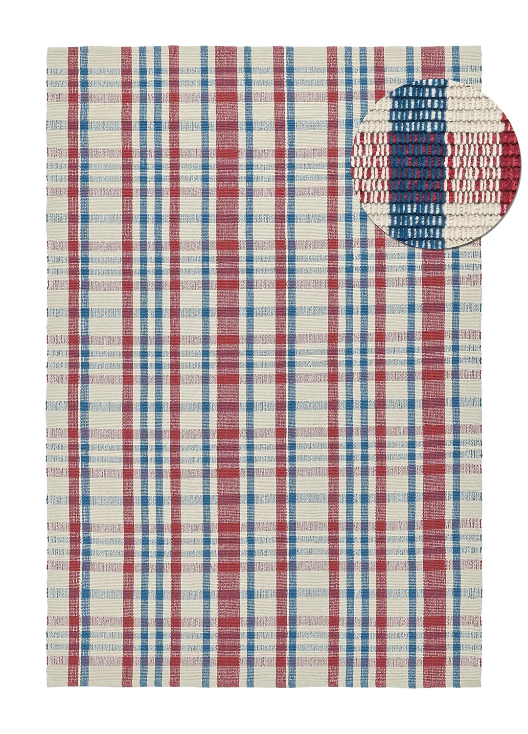 Tapis Coton - Husvik (crème/multicolore)