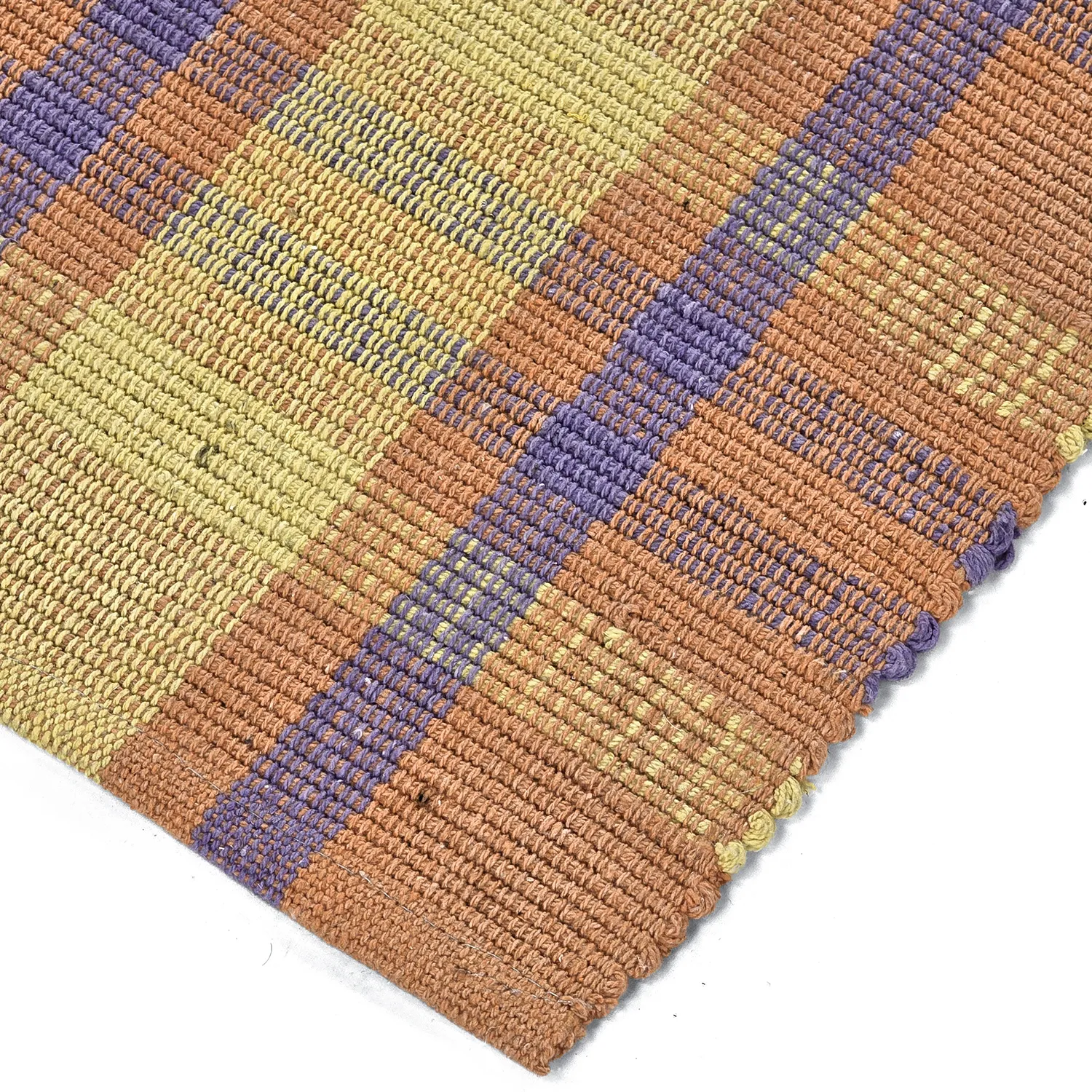 Tapis Coton - Husvik (corail/multicolore)