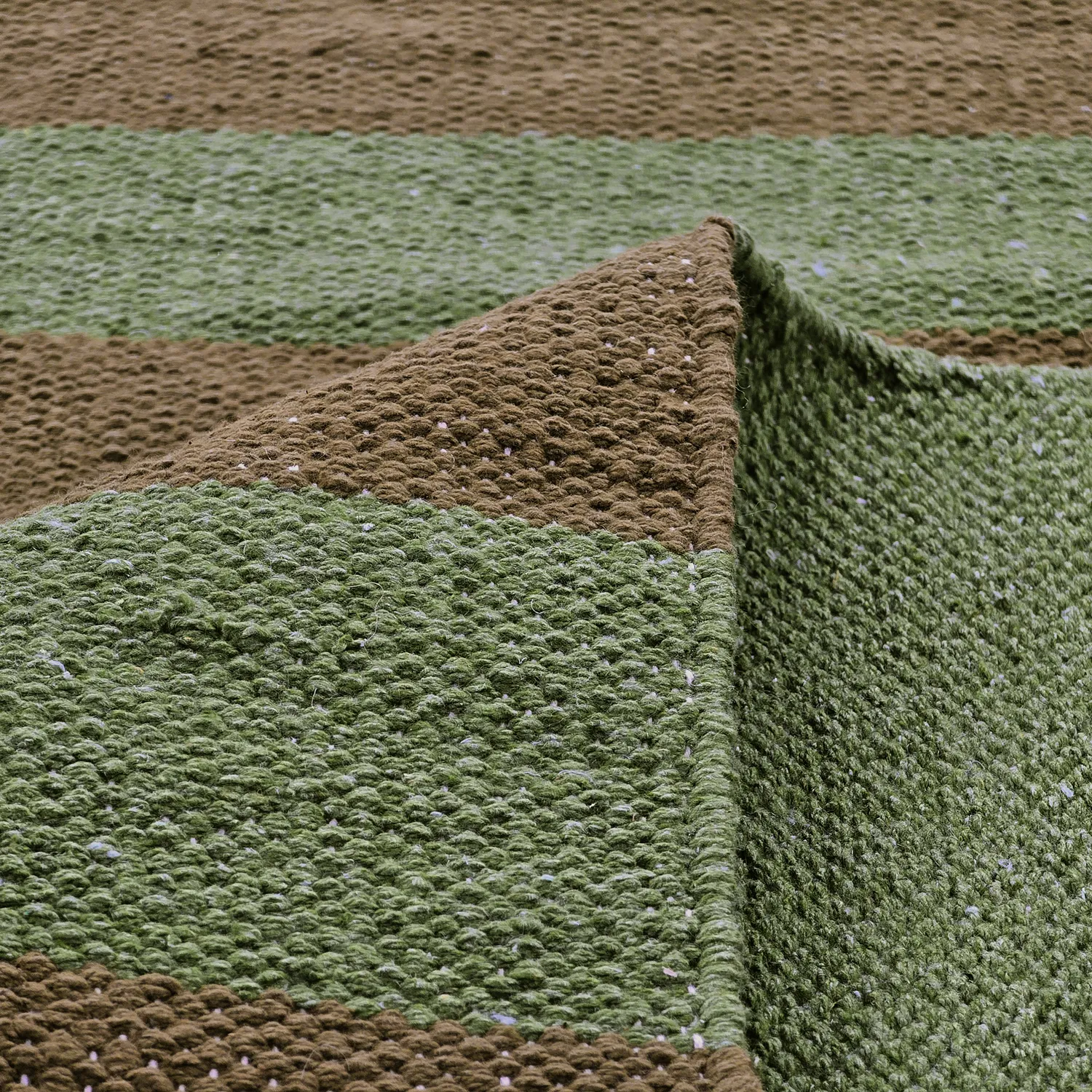 Tapis Coton - Nilo (vert mousse)