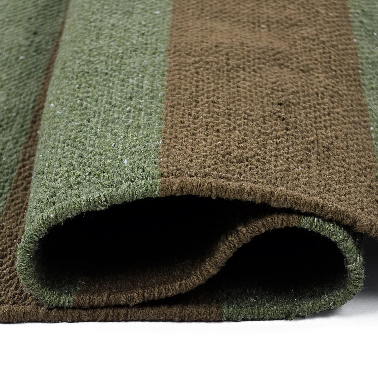 Tapis Coton - Nilo (vert mousse)
