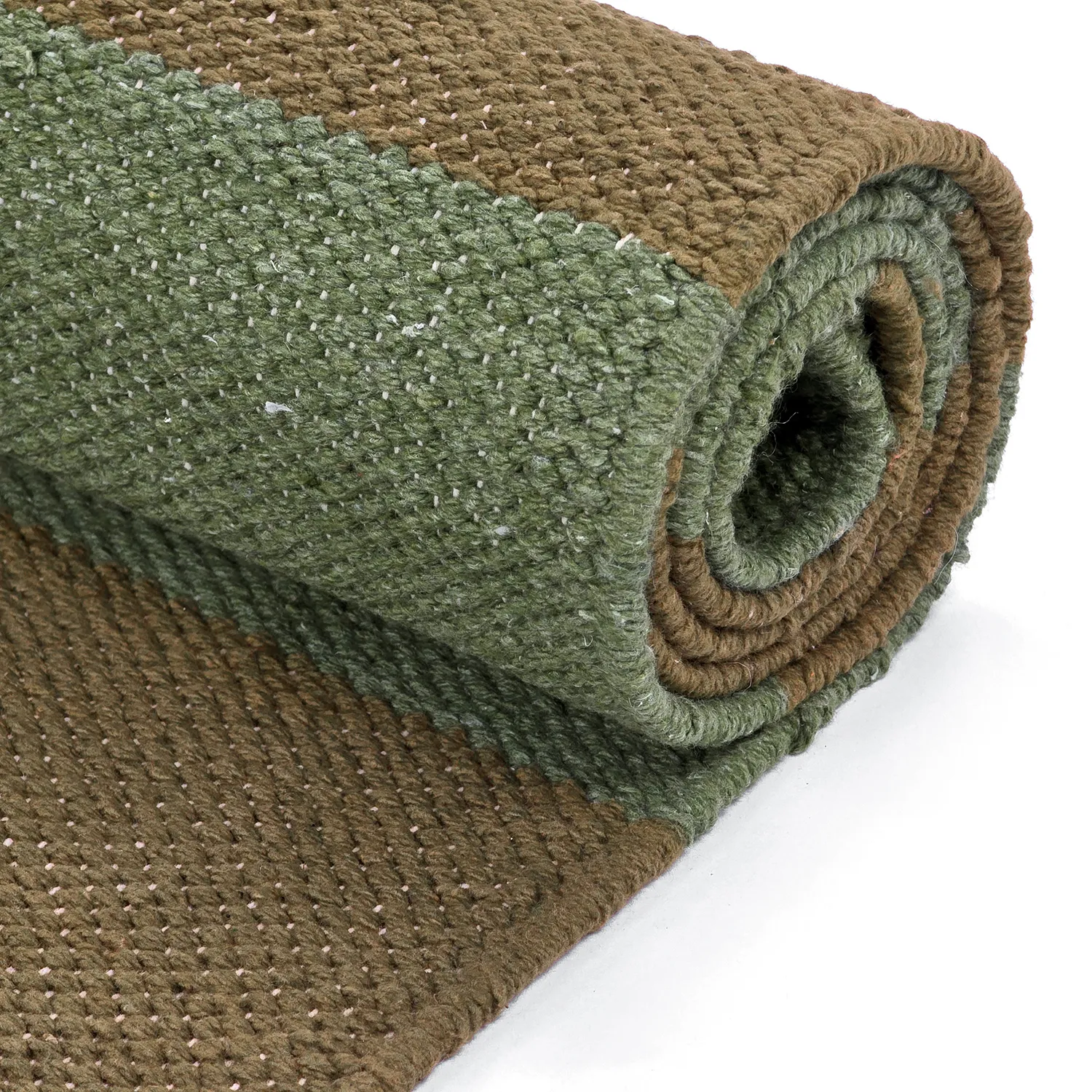 Tapis Coton - Nilo (vert mousse)
