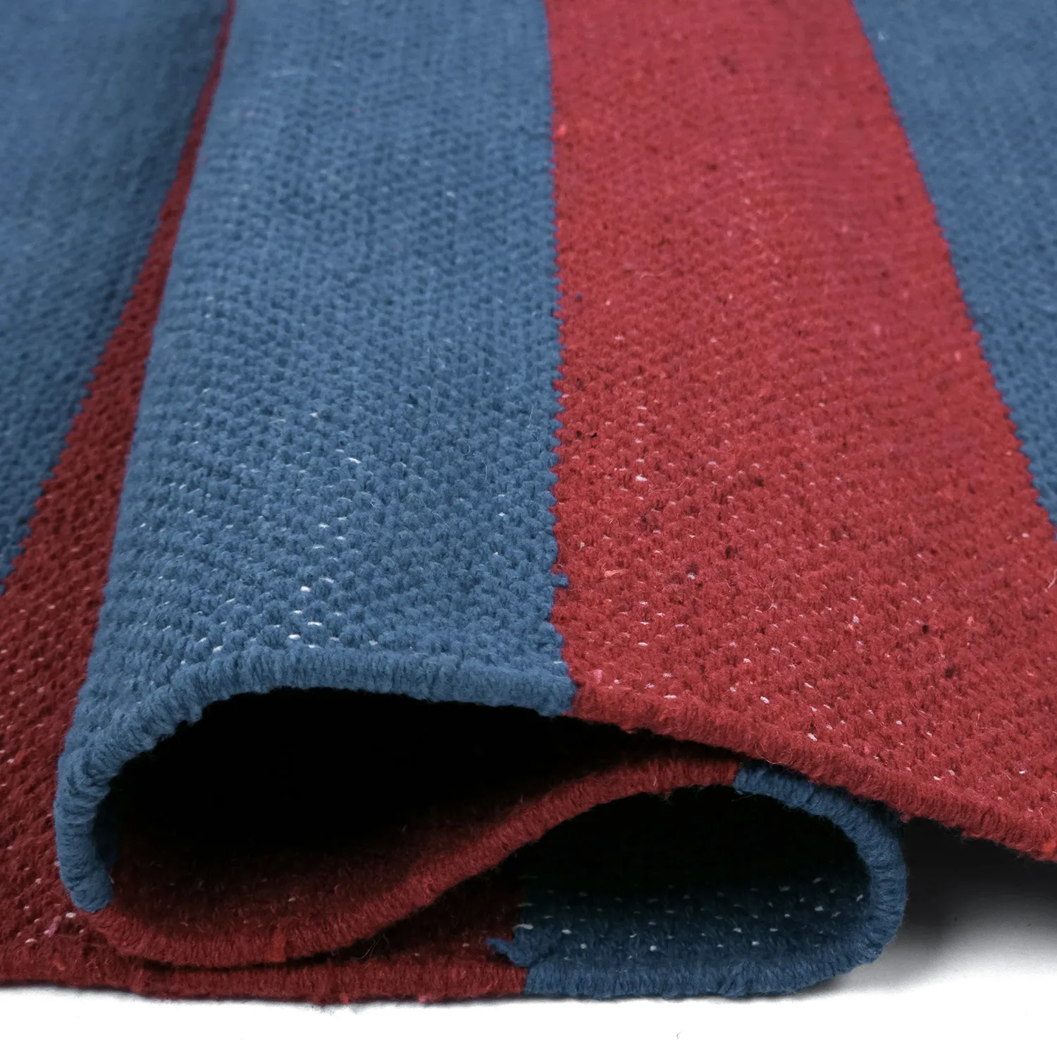 Tapis Coton - Nilo (rouge/bleu)