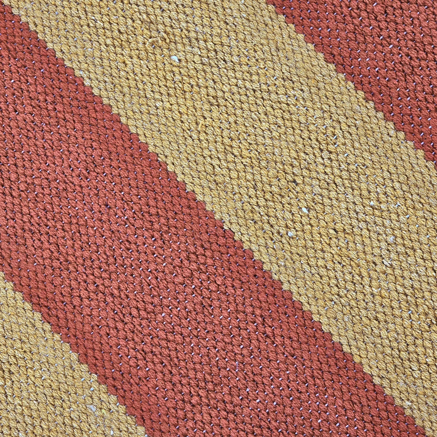 Tapis Coton - Nilo (jaune moutarde/terracotta)
