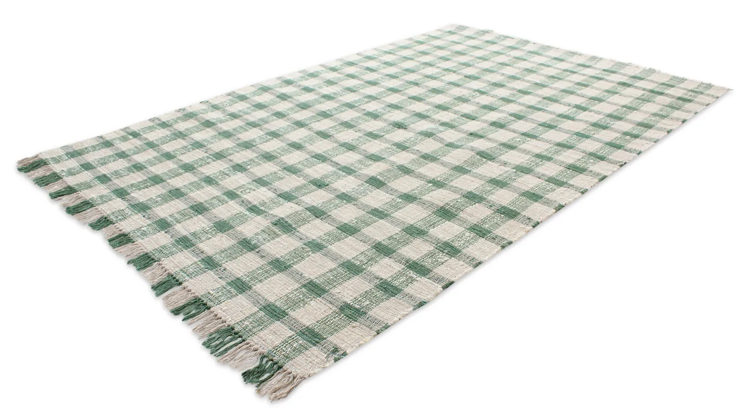 Tapis en coton - Noomi (vert)
