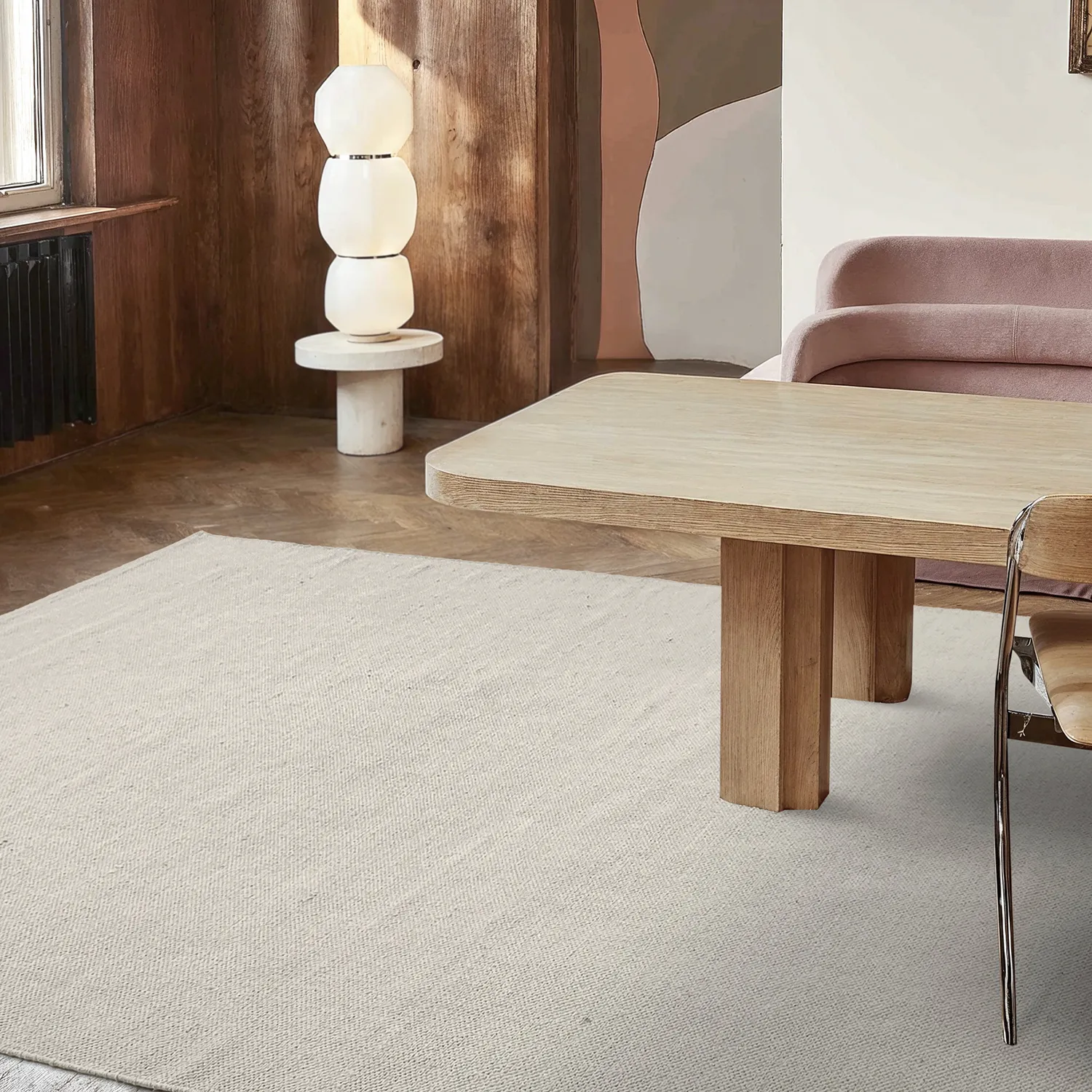 Tapis Coton - Rigolet (crème)