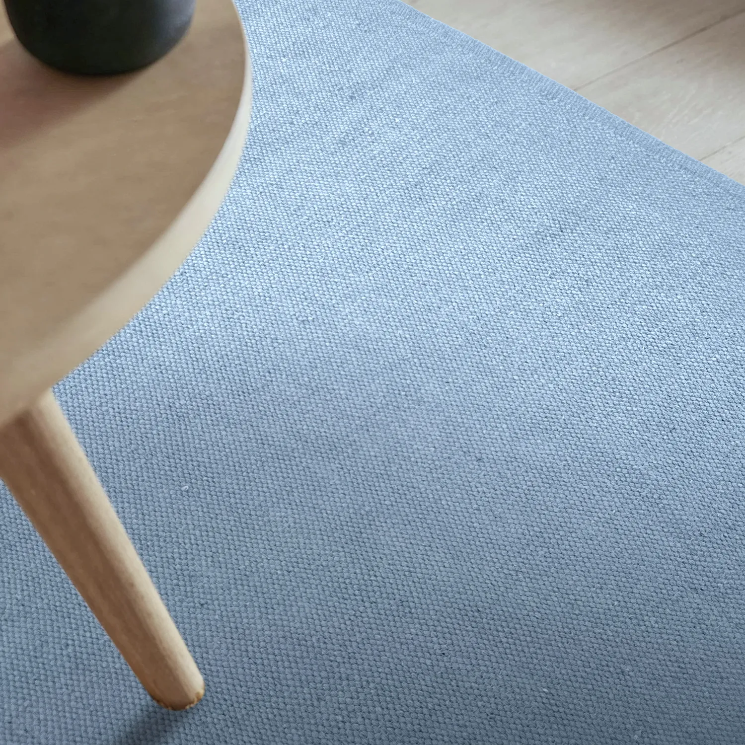 Tapis Coton - Rigolet (bleu clair)