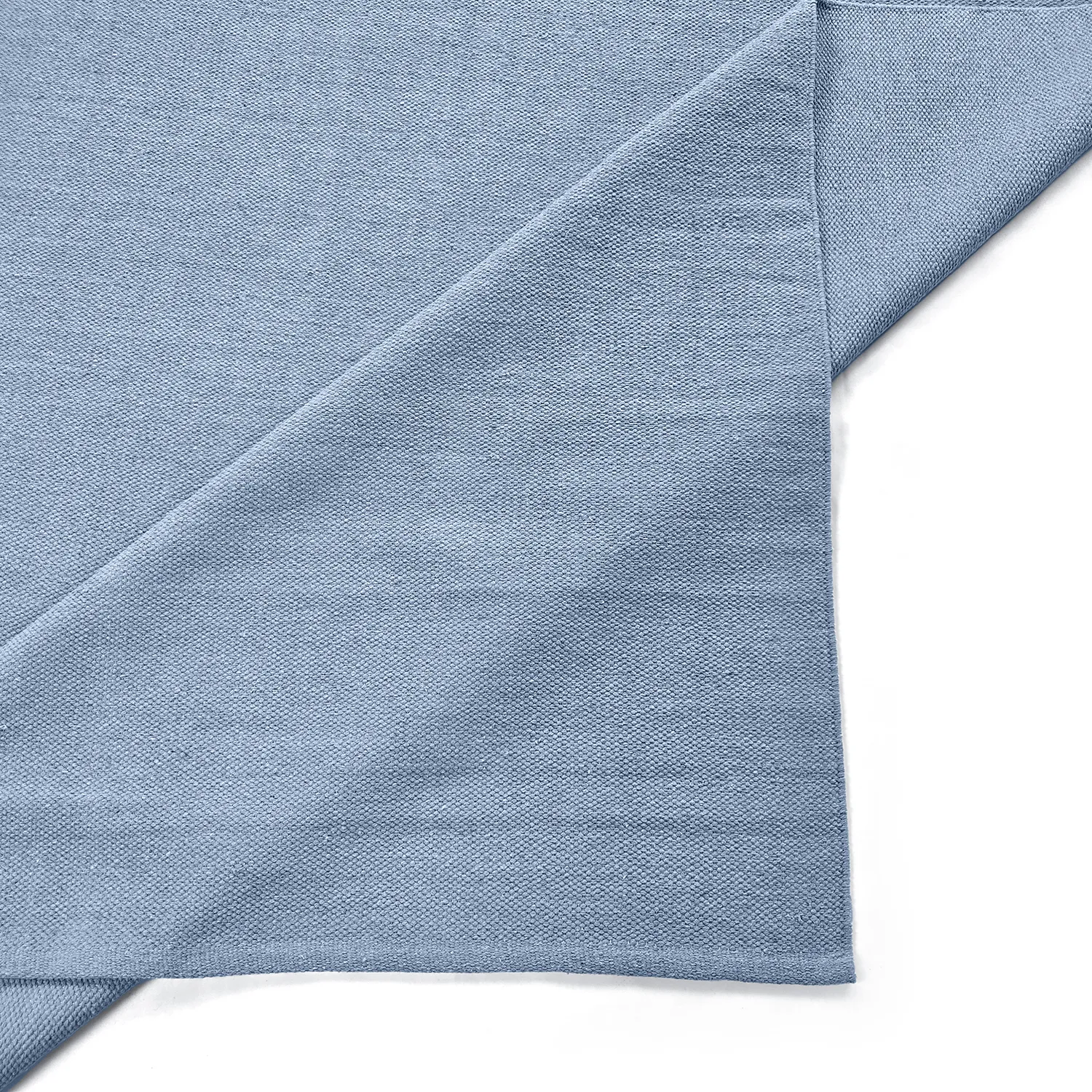 Tapis Coton - Rigolet (bleu clair)