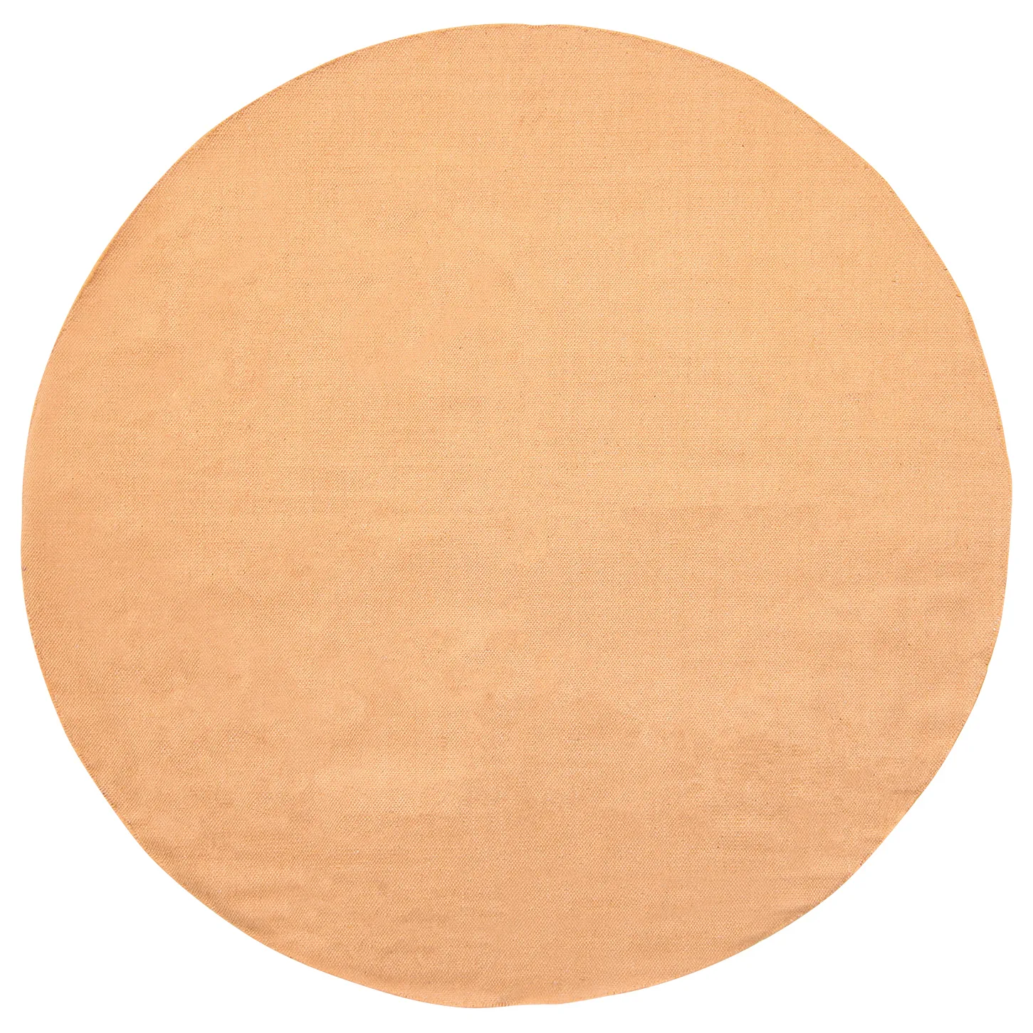 Tapis rond en coton - Billie (orange)