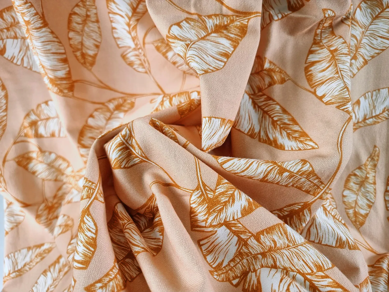 Chemins de table - Chemins Leaves (orange)