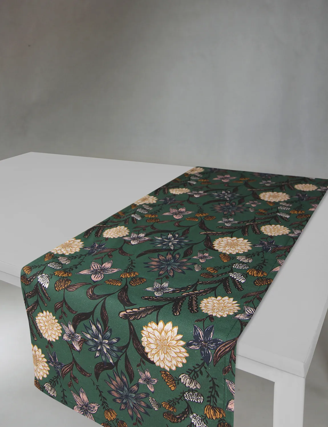 Chemins de table - Chemins Lotten (vert foncé)