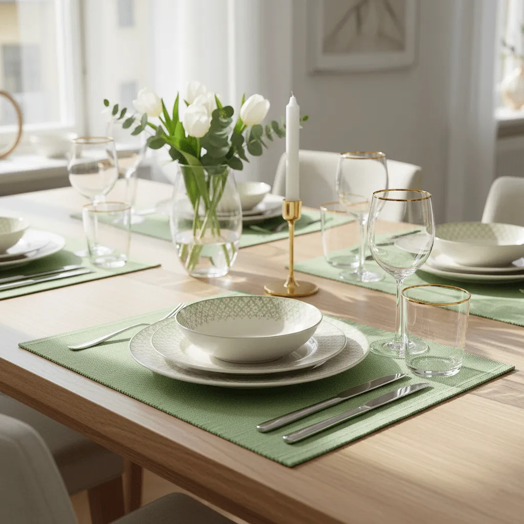Set de table - 2 unités Niva (vert clair)