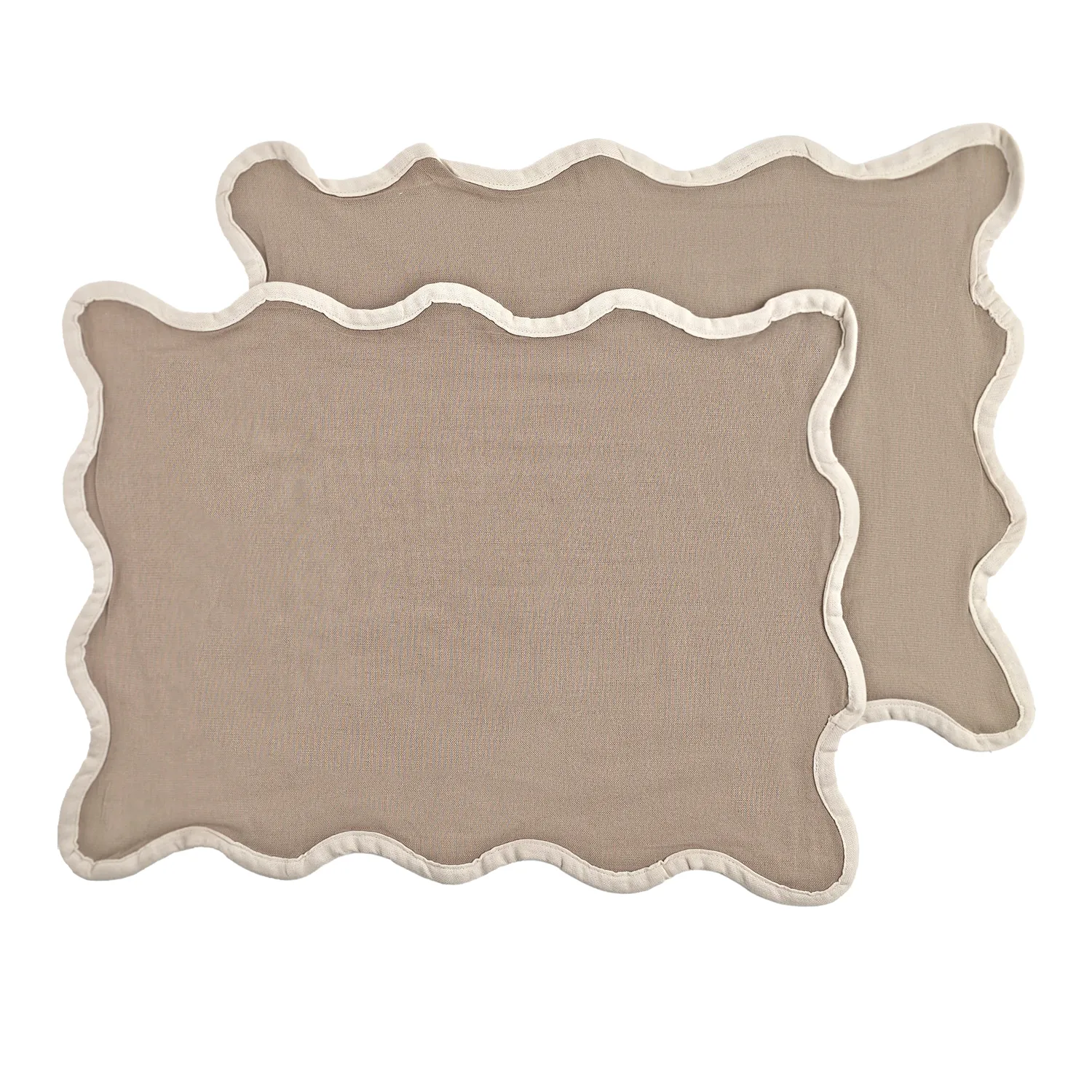 Set de sets de table - 2 unités Yrsa (beige foncé)