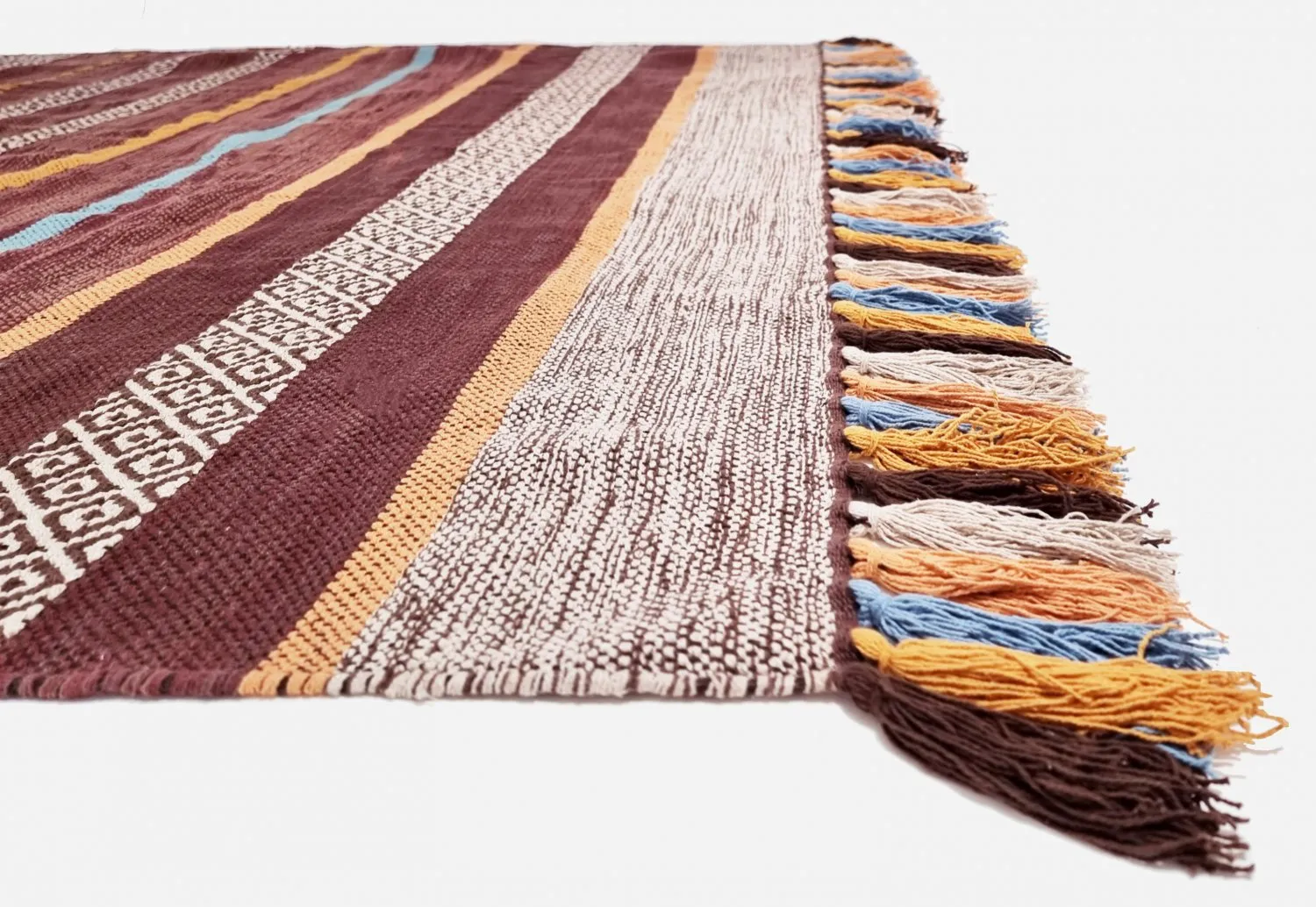 Tapis en coton - Bouira (marron/multicolore)