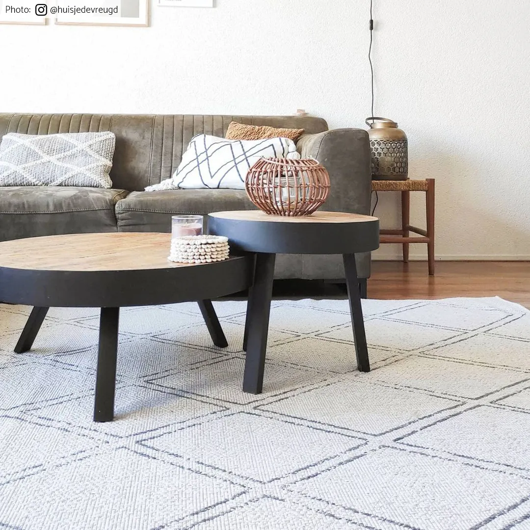 Tapis Intérieurs/Extérieurs - Brussels Diamond (blanc)