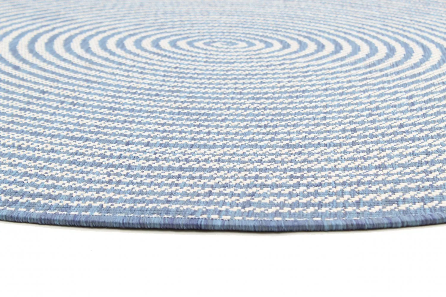 Tapis rond - Ferragudo (bleu)