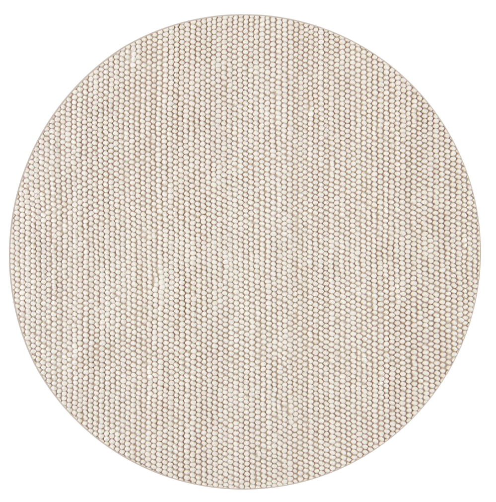 Tapis rond - Avafors Wool Bubble (beige)