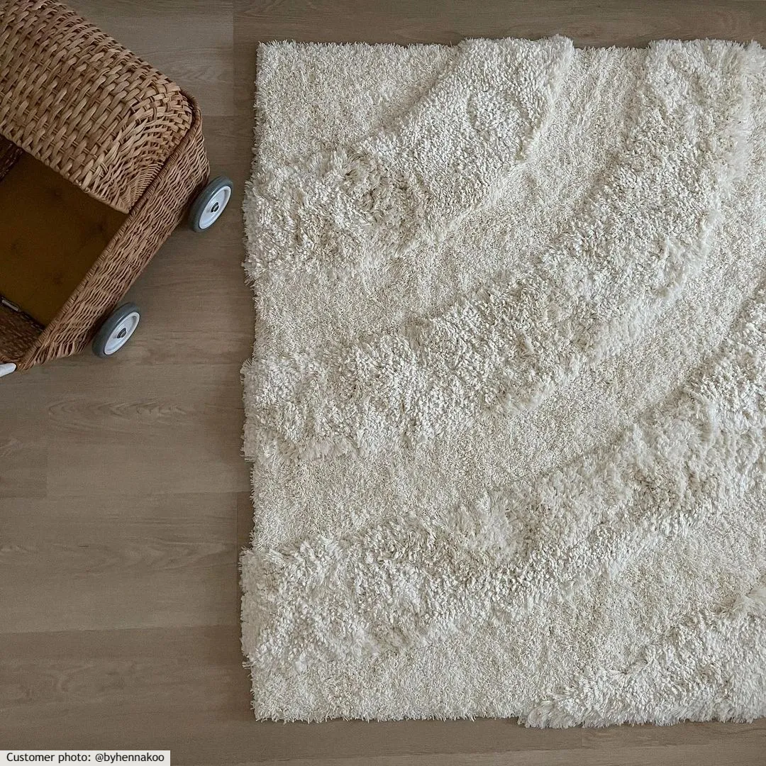 Tapis moelleux - Vienne (blanc cassé)