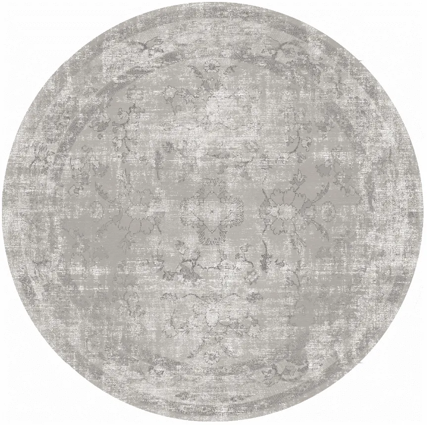 Tapis rond - Gombalia (gris)