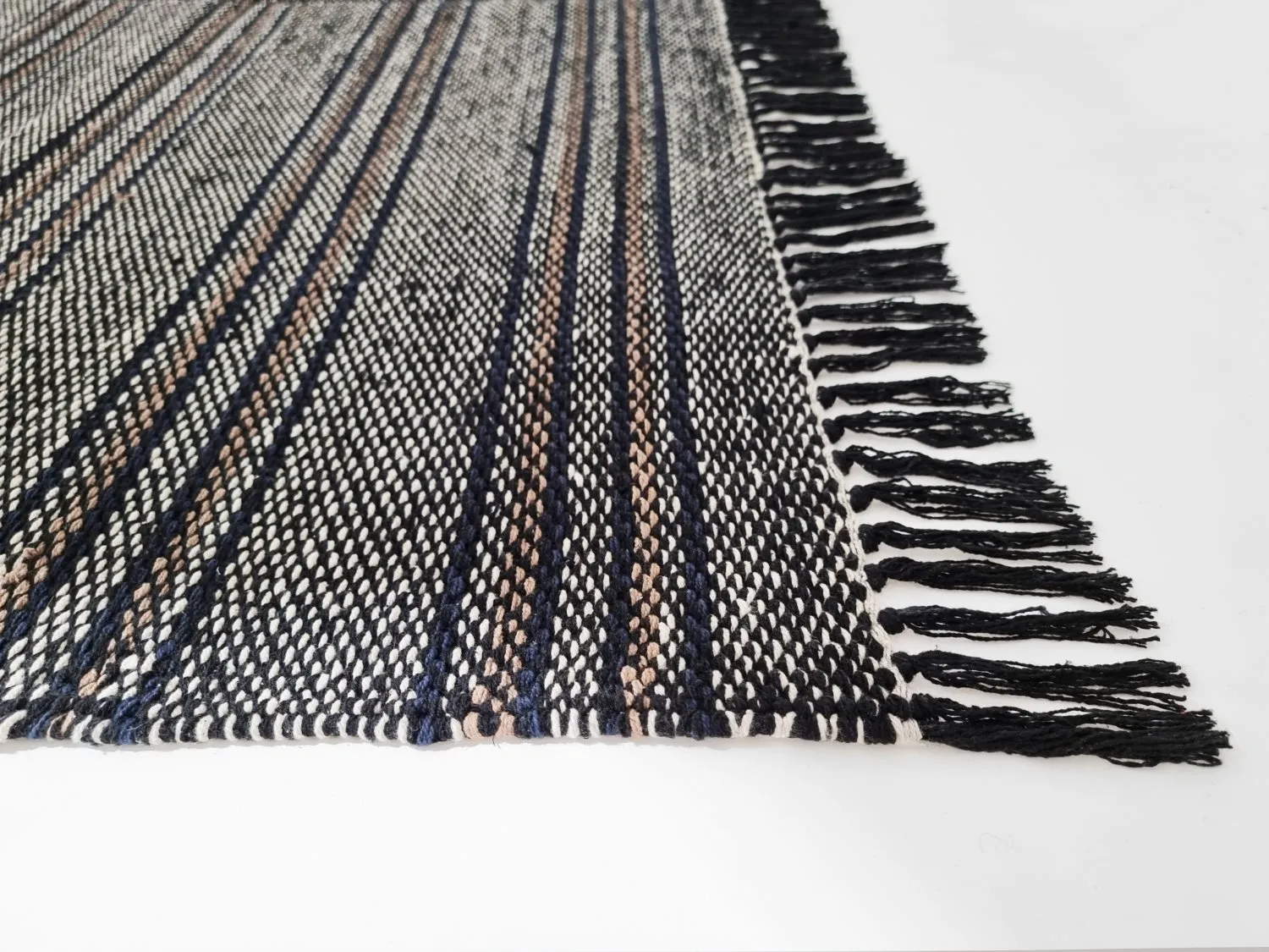 Tapis patchwork - Carbon (gris)