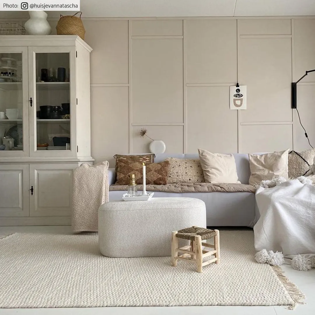 Tapis en laine - Cartmel (blanc cassé)