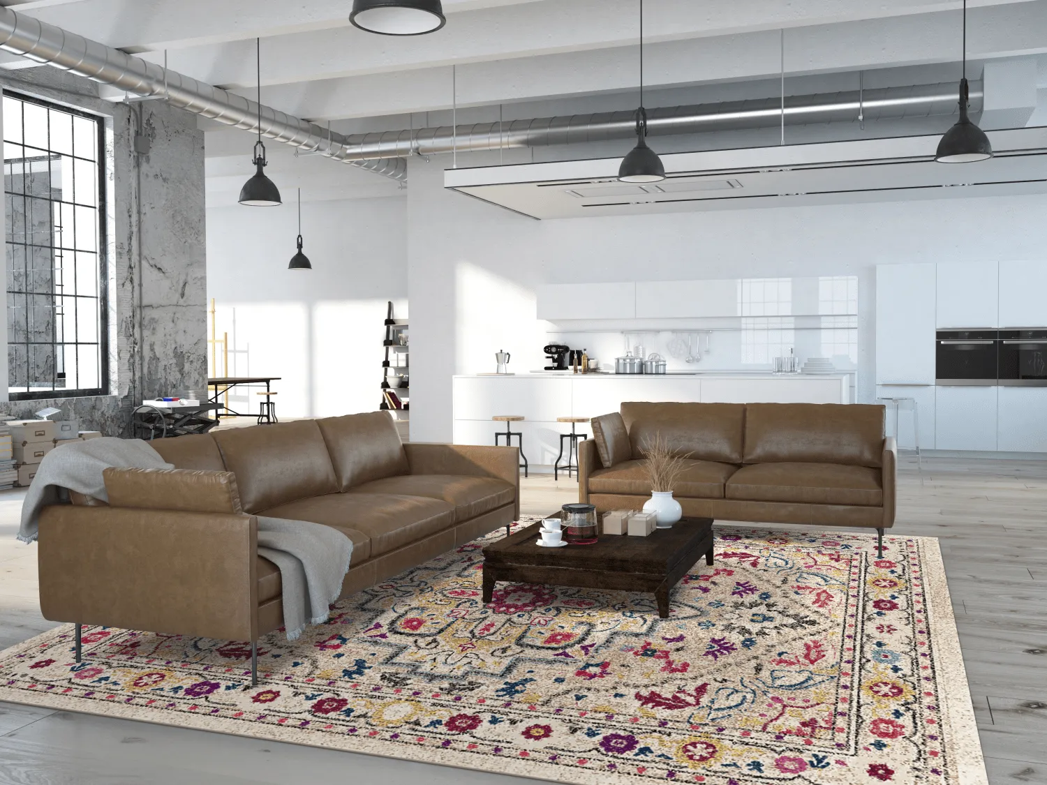 Tapis Wilton - Castro (multicolore)
