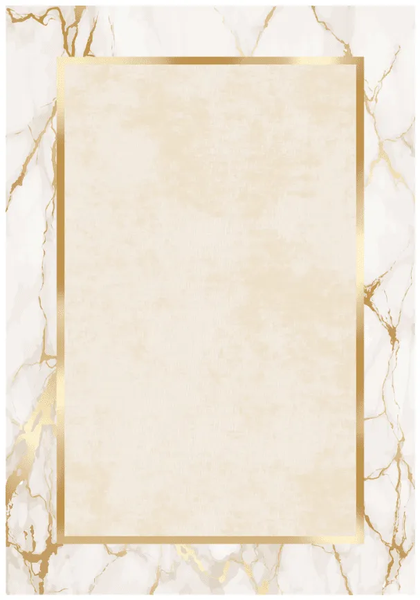 Tapis Wilton - Cerasia (beige/blanc/doré)