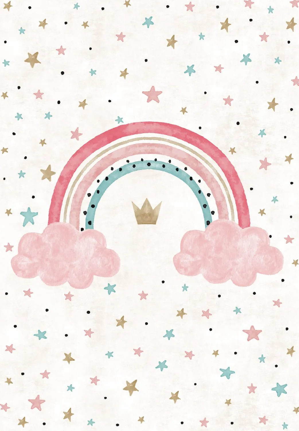 Tapis enfant - Rainbow (multicolore)