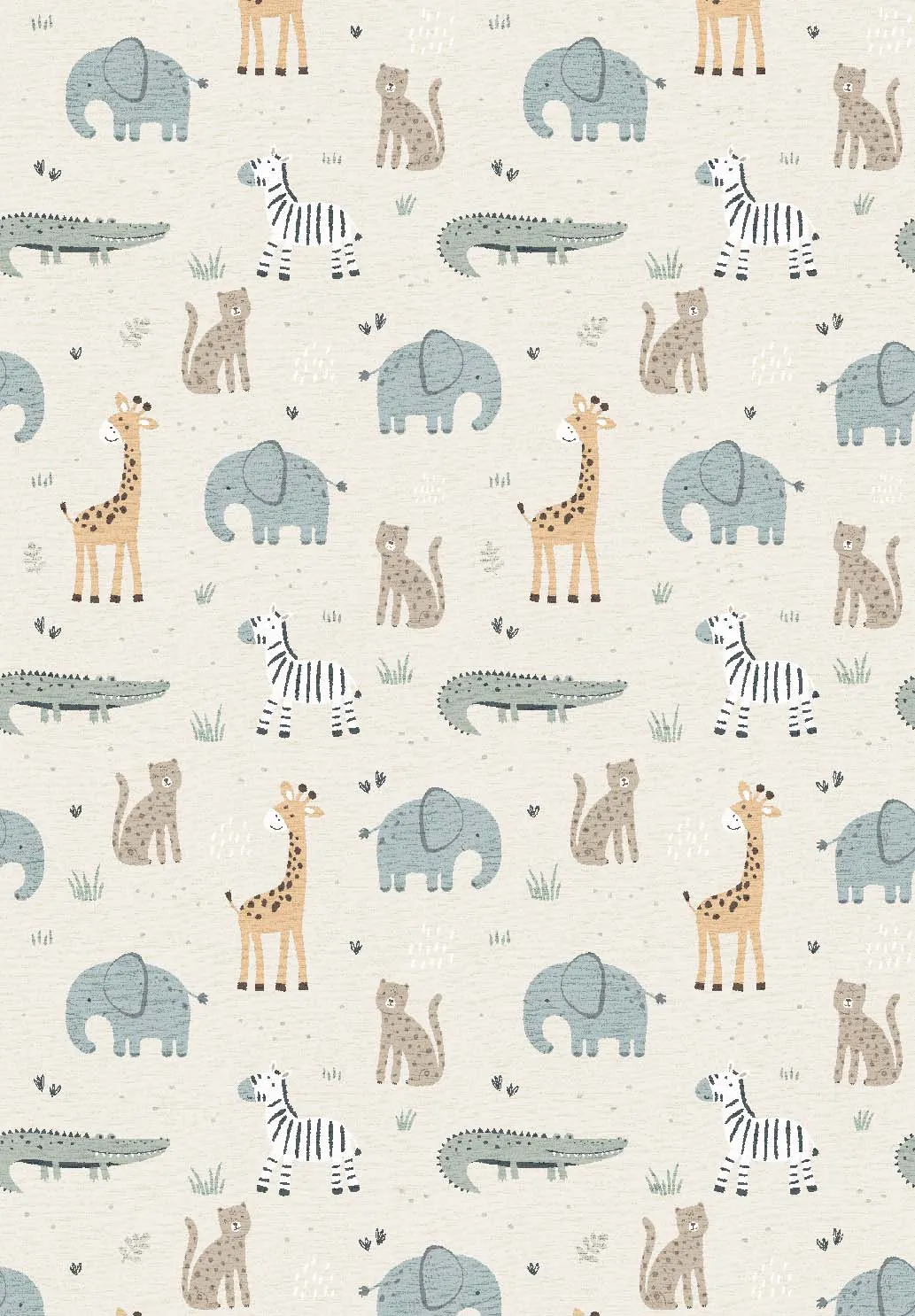 Tapis pour enfants - Safari Friends (multicolore)