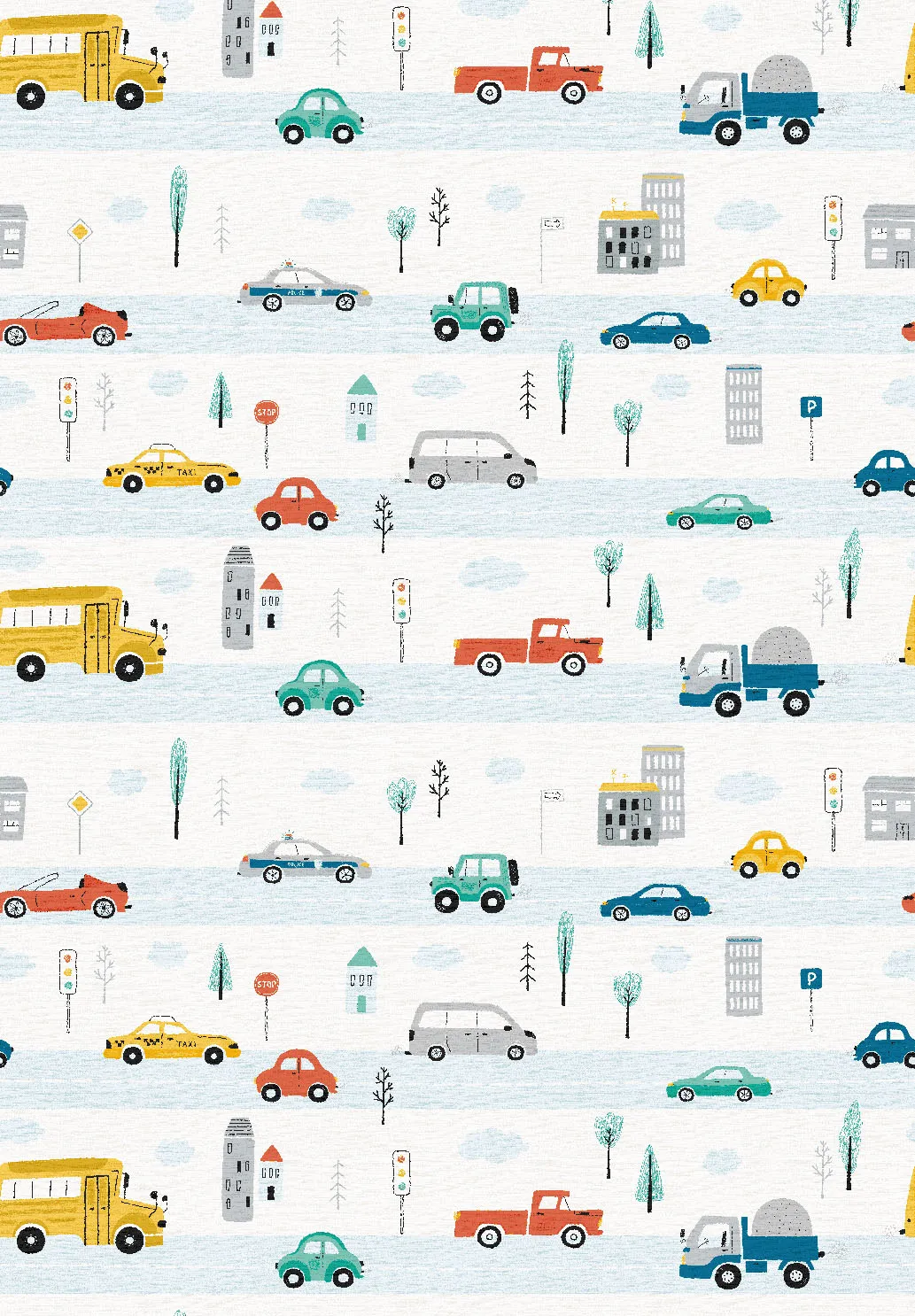 Tapis pour enfants - Road Cars (multicolore)