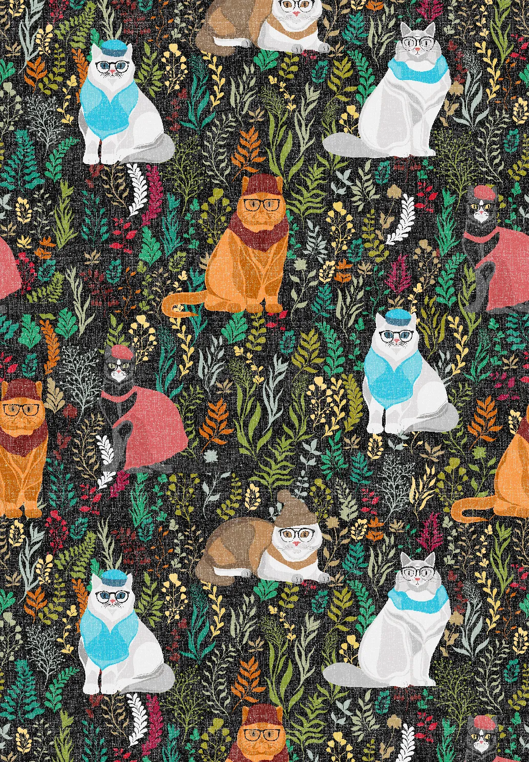 Tapis enfant - Cats (multicolore)