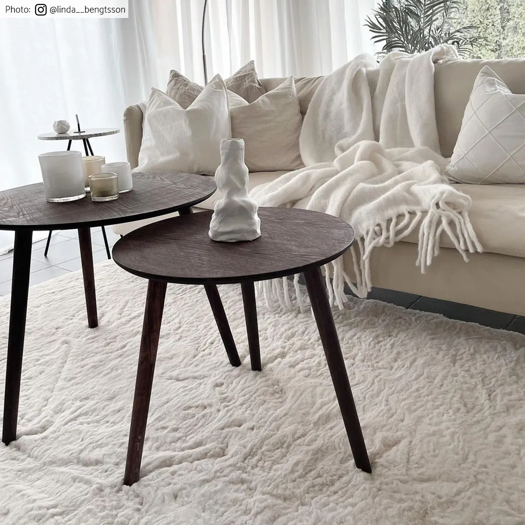 Tapis à poils longs - Cloud Super Soft (blanc cassé)