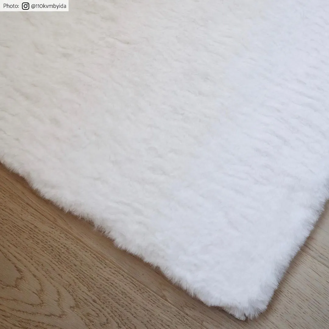 Tapis à poils longs - Cloud Super Soft (blanc)