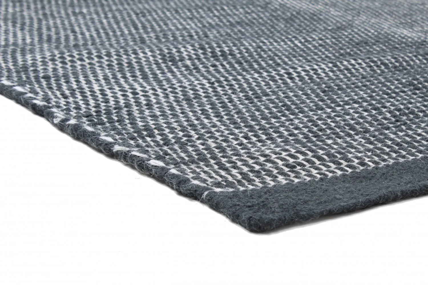 Tapis en laine - Coastal (noir/blanc)