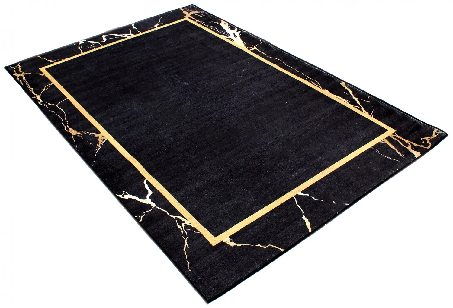 Tapis Wilton - Cerasia (noir/doré)
