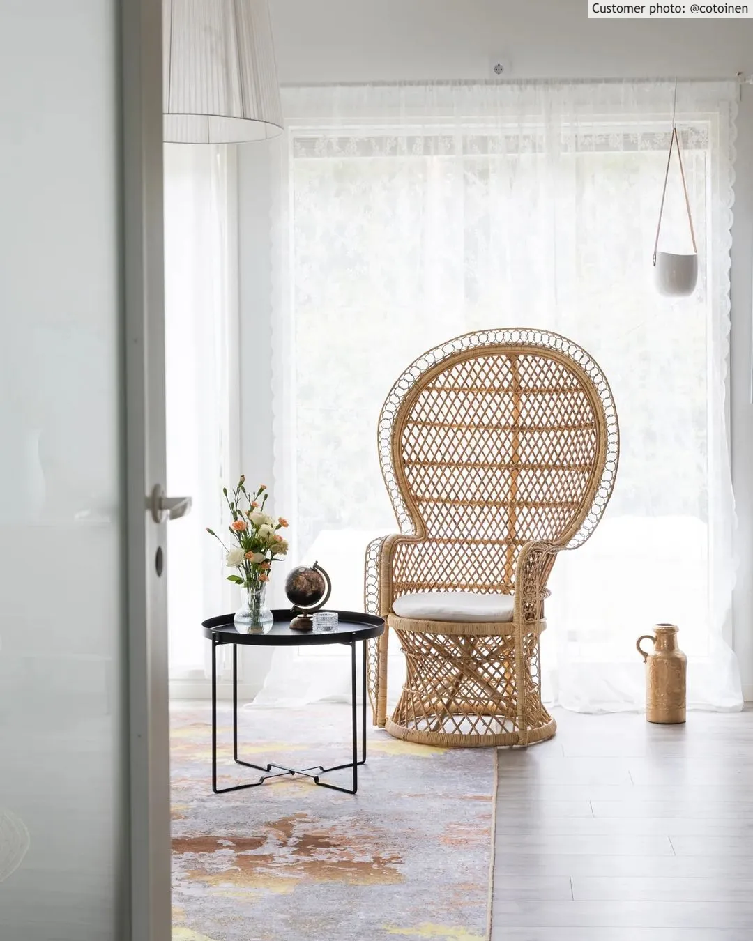 Tapis Wilton - Elena (beige/doré)