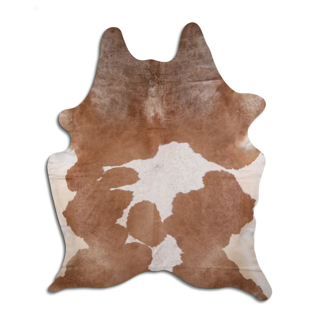 Peau de vache - Marron et Blanc 55