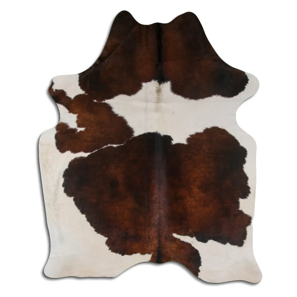 Peau de vache - Marron och Vit 140