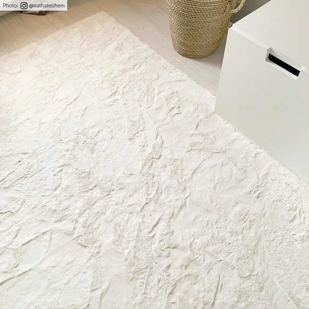 Tapis à poils longs - Aranga Super Soft Fur (blanc)