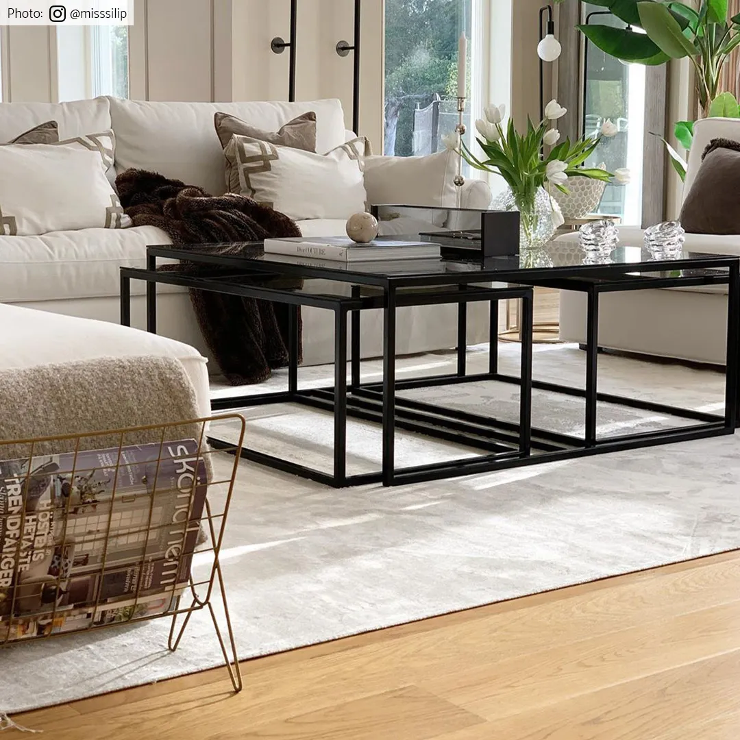 Tapis Wilton - Art Silk (gris clair/beige)