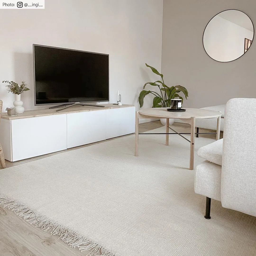 Tapis en laine - Bibury (crème)
