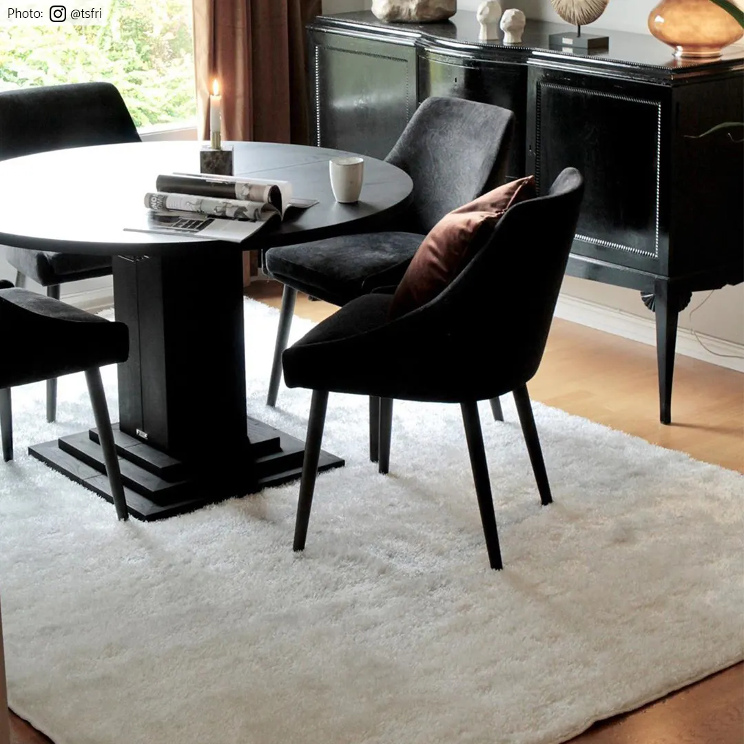 Tapis à poils longs - Cosy (blanc)