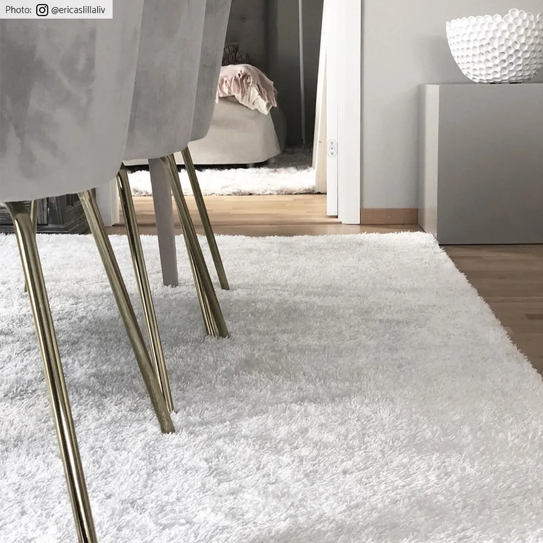 Tapis à poils longs - Cosy (blanc)