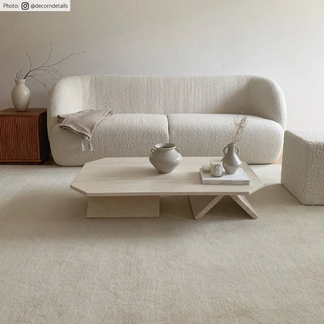 Tapis en laine - Ella (crème)
