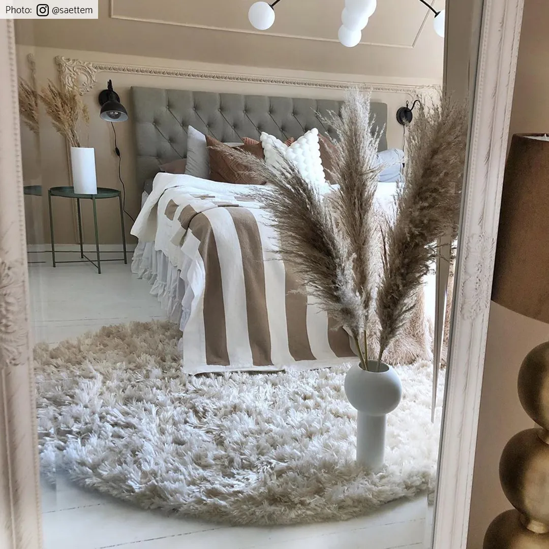 Tapis ronds - Janjira (blanc cassé)