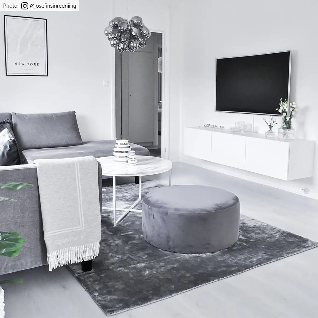 Tapis en viscose - Jodhpur Special Luxury Edition (gris)