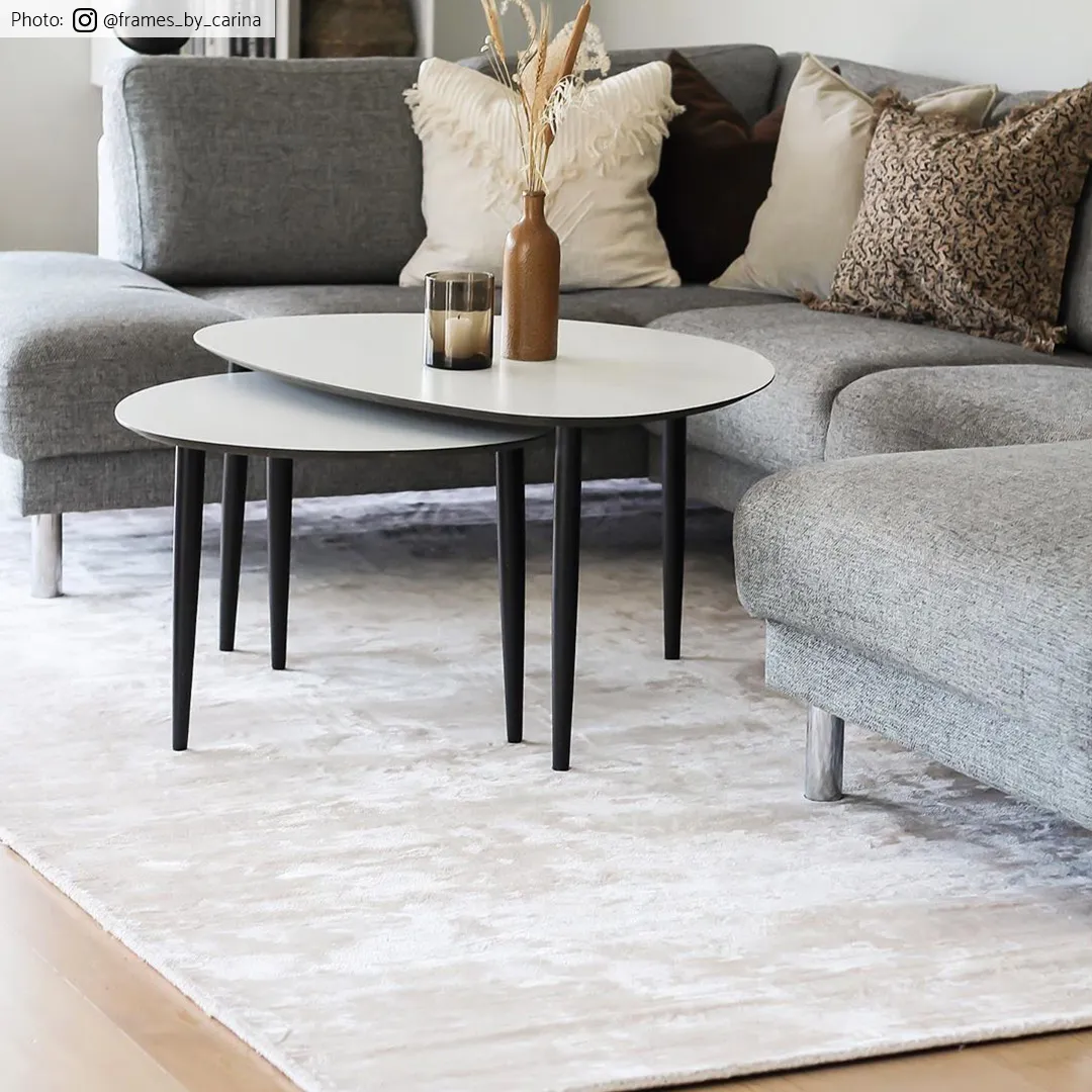 Tapis rond - Jodhpur Special Luxury Edition Viscose (beige clair)