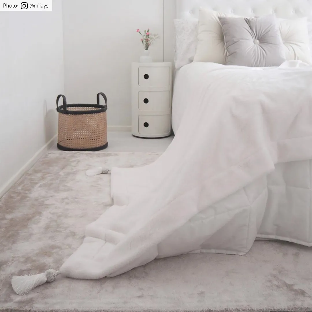 Tapis en viscose - Jodhpur Special Luxury Edition (gris clair/beige)
