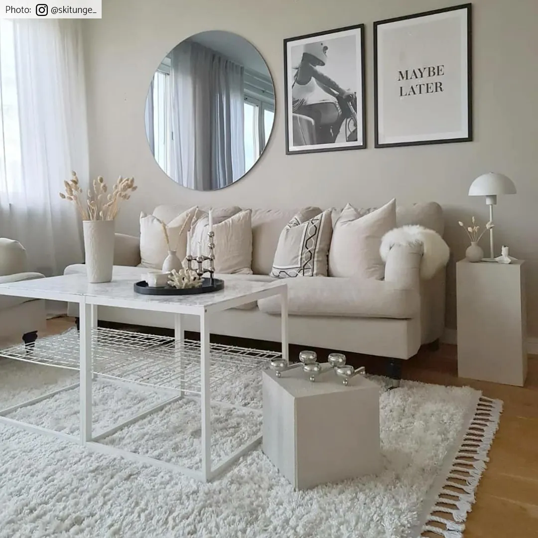 Tapis à poils longs - Orellana (beige)