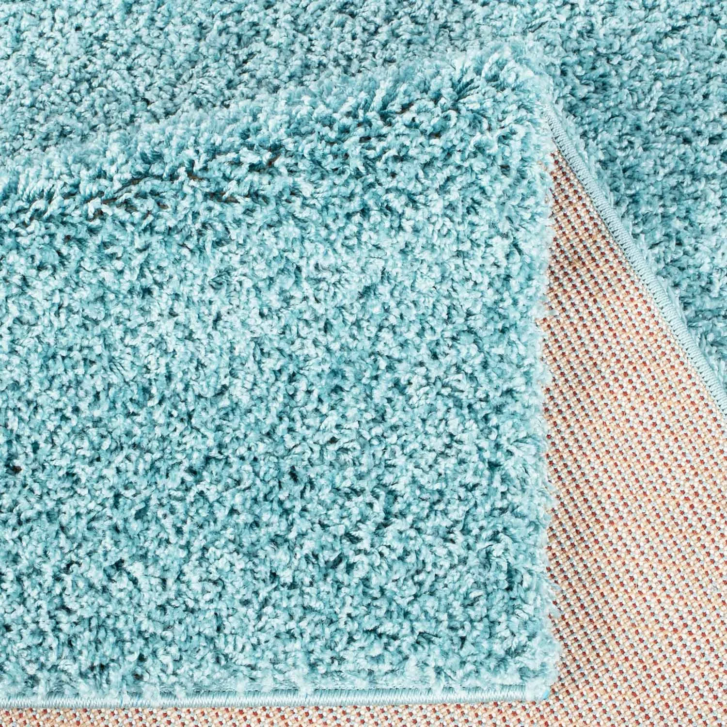 Tapis à poils longs - Trim (turquoise)